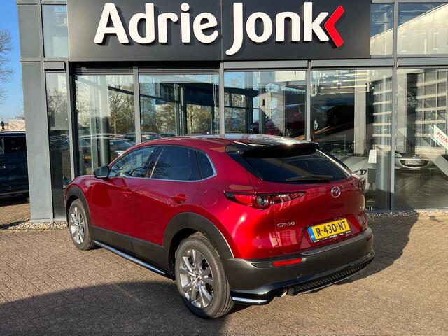 Mazda CX-30 2.0 e-SkyActiv-X M Hybrid Luxury AUTOMAAT | AERO PACK | Bose AUDIO | LEDER | 360gr CAMERA | LEDER | RVS DORPELS | 1e EIGENAAR | NED.AUTO | DEALER ONDERHOUDEN |