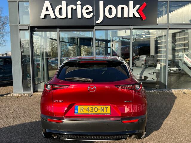 Mazda CX-30 2.0 e-SkyActiv-X M Hybrid Luxury AUTOMAAT | AERO PACK | Bose AUDIO | LEDER | 360gr CAMERA | LEDER | RVS DORPELS | 1e EIGENAAR | NED.AUTO | DEALER ONDERHOUDEN |