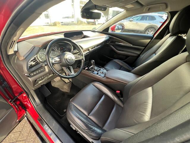 Mazda CX-30 2.0 e-SkyActiv-X M Hybrid Luxury AUTOMAAT | AERO PACK | Bose AUDIO | LEDER | 360gr CAMERA | LEDER | RVS DORPELS | 1e EIGENAAR | NED.AUTO | DEALER ONDERHOUDEN |