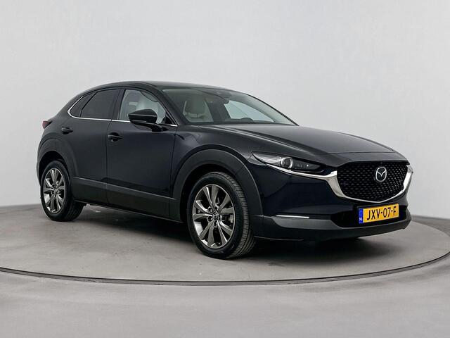 Mazda CX-30 2.0 e-SkyActiv-X M Hybrid Luxury | Achteruitrij camera | Adaptive cruise | Elektrische stoelen | Lederen bekleding | Dodehoek detectie | Elektrische achterklep |