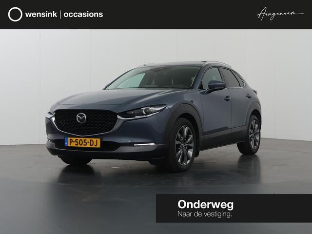 Mazda CX-30 2.0 e-SkyActiv-X M Hybrid Luxury | Panoramadak | Leder | Navigatie | 360° Camera | DAB | Stoel/Stuurverwarming | Elek. Stoelen met Geheugen | Bose | Elek. Achterklep |
