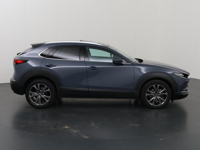 Mazda CX-30 2.0 e-SkyActiv-X M Hybrid Luxury | Panoramadak | Leder | Navigatie | 360° Camera | DAB | Stoel/Stuurverwarming | Elek. Stoelen met Geheugen | Bose | Elek. Achterklep |