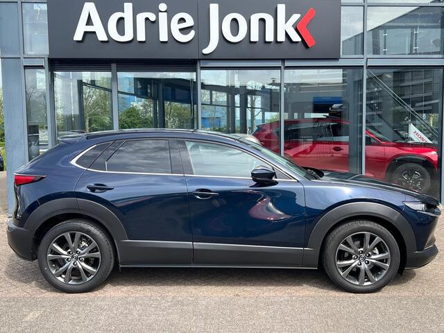 Mazda CX-30 2.0 e-SkyActiv-X M Hybrid Luxury | TREKHAAK | 1E EIG | NED AUTO | LEER | APPLE + ANDROID AUTO | STOEL + STUURVERWARMING | 18INCH |