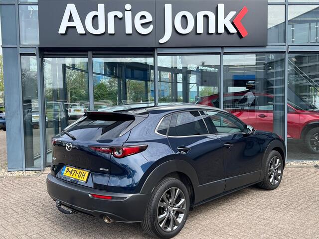 Mazda CX-30 2.0 e-SkyActiv-X M Hybrid Luxury | TREKHAAK | 1E EIG | NED AUTO | LEER | APPLE + ANDROID AUTO | STOEL + STUURVERWARMING | 18INCH |