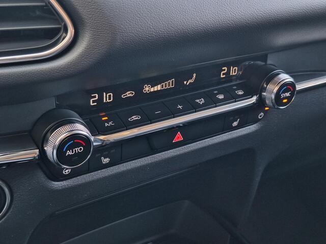 Mazda CX-30 2.5 e-SkyActiv-G M Hybrid Takumi | Automaat | Stoelgeheugen | Draadloze Apple carplay en Android Auto | 360 camera | Headup Display | Dodehoeksensoren | Stoel en stuurverwarming | Elektrische Achterklep | Adaptieve Cruise Control | Bose |