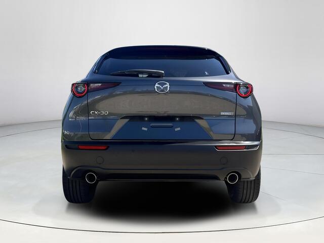 Mazda CX-30 2.0 e-SkyActiv-X M Hybrid Homura | Dodehoeksensoren | Draadloze Applecarplay en Android Auto | Adaptieve Cruise Control | Automaat | 18inch zwarte velgen | Achteruitrijcamera | Elektrische achterklep |