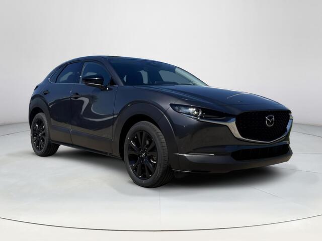 Mazda CX-30 2.0 e-SkyActiv-X M Hybrid Homura | Dodehoeksensoren | Draadloze Applecarplay en Android Auto | Adaptieve Cruise Control | Automaat | 18inch zwarte velgen | Achteruitrijcamera | Elektrische achterklep |