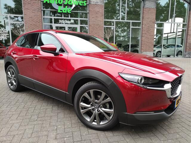 Mazda CX-30 2.0 e-SkyActiv-X M Hybrid Luxury Afn.trekhaak - Leder - Head-up display - Adaptive Cr.control - Bose - 18Inch LMV
