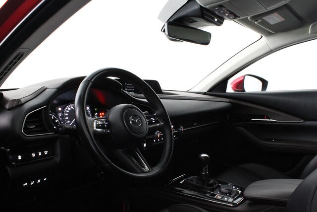 Mazda CX-30 2.0 e-SkyActiv-X M Hybrid Luxury > 186pk/Trekhaak/Crystal Red Soul/Bose/Leer/Memory...