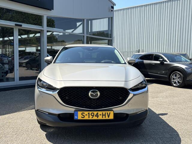 Mazda CX-30 2.0 e-SkyActiv-X M Hybrid Luxury NL Auto, 1e Eig., Dealer Ond, Automaat, Navigatie, Leer, Head-up, Apple Carplay/ Android Auto, 360 Camera, Cruise Controle Ad., Bose.