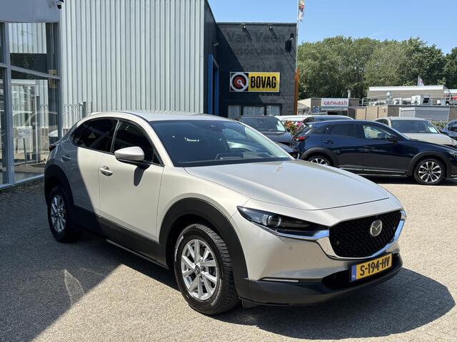 Mazda CX-30 2.0 e-SkyActiv-X M Hybrid Luxury NL Auto, 1e Eig., Dealer Ond, Automaat, Navigatie, Leer, Head-up, Apple Carplay/ Android Auto, 360 Camera, Cruise Controle Ad., Bose.