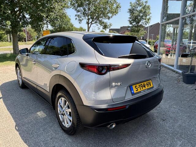 Mazda CX-30 2.0 e-SkyActiv-X M Hybrid Luxury NL Auto, 1e Eig., Dealer Ond, Automaat, Navigatie, Leer, Head-up, Apple Carplay/ Android Auto, 360 Camera, Cruise Controle Ad., Bose.