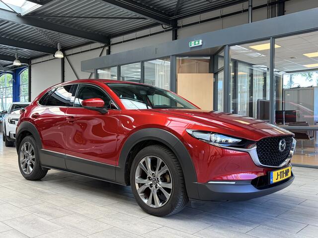 Mazda CX-30 2.0 e-SkyActiv-X M 180 pk Hybrid Luxury | Trekhaak | Camera | Leer | El. verst. stoel + geh. | Bose | Adapt. cruise | stoel+stuurverw.