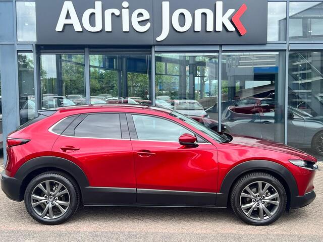 Mazda CX-30 2.0 e-SkyActiv-X M Hybrid Luxury AFNEEMBARE TREKHAAK | NAVIGATIE | LEDER | 1e EIGENAAR | NED.AUTO | STOEL- en STUURVERWARMING | EL. KLEP | BOSE AUDIO | DEALER ONDERHOUDEN | 360 CAMERA |
