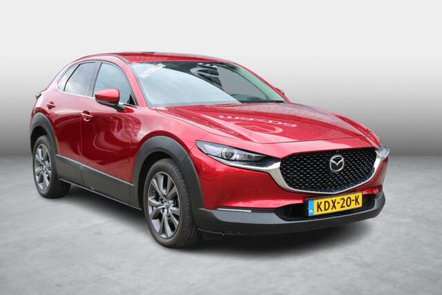 Mazda CX-30 2.0 e-SkyActiv-X186 M Hybrid Luxury-Line , Automaat, I-Activesense Pakket, 360 Camera, Bose, Adap.Cruise, LMV 18 Inch, Stuur/Stoelverwarming