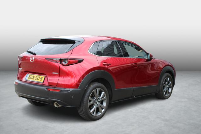 Mazda CX-30 2.0 e-SkyActiv-X186 M Hybrid Luxury-Line , Automaat, I-Activesense Pakket, 360 Camera, Bose, Adap.Cruise, LMV 18 Inch, Stuur/Stoelverwarming