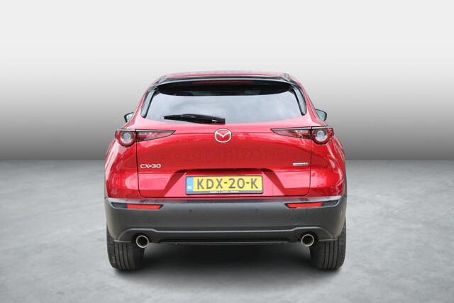 Mazda CX-30 2.0 e-SkyActiv-X186 M Hybrid Luxury-Line , Automaat, I-Activesense Pakket, 360 Camera, Bose, Adap.Cruise, LMV 18 Inch, Stuur/Stoelverwarming