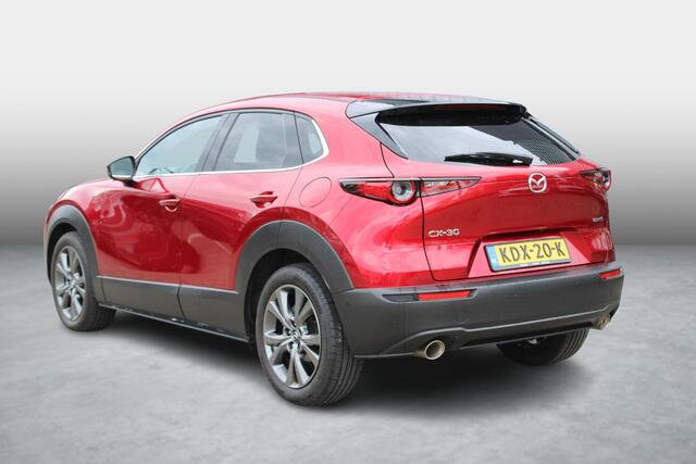 Mazda CX-30 2.0 e-SkyActiv-X186 M Hybrid Luxury-Line , Automaat, I-Activesense Pakket, 360 Camera, Bose, Adap.Cruise, LMV 18 Inch, Stuur/Stoelverwarming