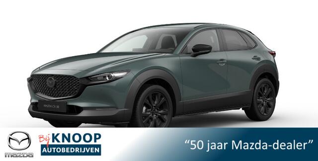 Mazda CX-30 2.5 e-SkyActiv-G M Hybrid Homura | Zinc Green | Modeljaar 2026 | €3000,- Voorraadkorting!
