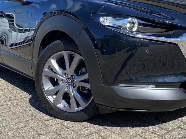 Mazda CX-30 2.0 e-SkyActiv-X M Hybrid Exclusive-line / NL-Auto! / 1e Eigenaar! / 34.000 km / 184 PK / Fabrieksgarantie Jan 2030 / Vol-Leder / Elektr Stoelen met Memory / Schuifdak / Adaptive Cruise / Full LED Verlichting / Head-up Display / Keyless Entry & Go / Parkeercamera / Stoel- en Stuurwielverwarming / Digitale Cockpit / 18 " LMV / All Season Banden / DAB, Bluetooth, CarPlay etc. /