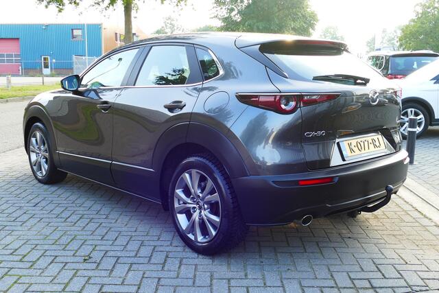 Mazda CX-30 2.0 150pk e-SkyActiv M Hybrid. Camera, Navi, Elek Klep, Stoel&StuurVerw, 18"LMV, Haak 1300kg