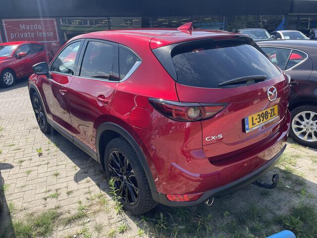 Mazda CX-5 2.0 SkyActiv-G 165 Sportive , Automaat, Trekhaak, Half Leder, 360 Camera, Adap. Cruise, HUD, Bose, Navi, Apple Carplay, Stoelverwarming, Stuurverwarming, LMV 19 Inch, Elektrische klep