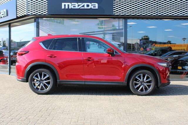 Mazda CX-5 2.5 SkyActiv-G 194 GT-M 4WD , Automaat, Leder, Trekhaak, Navi, 360 Camera, All Season, Stoel/Stuurverwarming, Bose, Adap.Cruise, Clima, LMV 19 Inch, LKA, PDC, Bluetooth