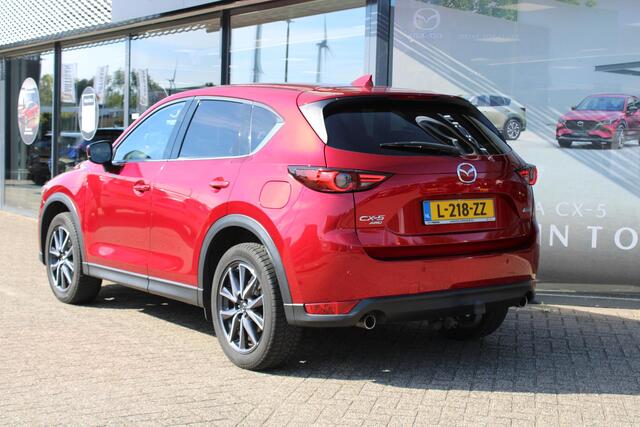 Mazda CX-5 2.5 SkyActiv-G 194 GT-M 4WD , Automaat, Leder, Trekhaak, Navi, 360 Camera, All Season, Stoel/Stuurverwarming, Bose, Adap.Cruise, Clima, LMV 19 Inch, LKA, PDC, Bluetooth