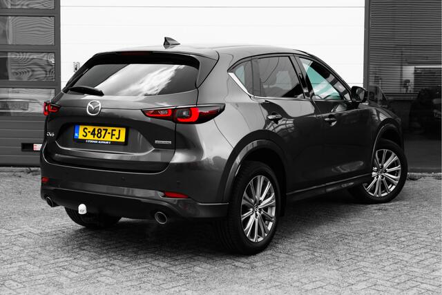 Mazda CX-5 2.0 SkyActiv-G 165 PK Signature | automaat | schuifkanteldak | trekhaak | lederen bekleding | stoelen elektrisch bedienbaar | stoelkoeling en verwarming achter | Bose geluidsysteem | | 2 ton aanhangergewicht | | incl. Bovag rijklaarpakket met 12 maanden g