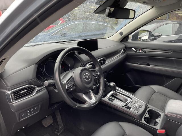 Mazda CX-5 2.5 4WD SkyActiv-G 194 Sportive , Automaat, Trekhaak, Half Leder, Bose, 360 Camera, Adap. Cruise, LMV 19 Inch, AWD, Clima, Stoelverwarming, Stuurverwarming, HUD