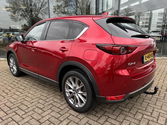 Mazda CX-5 2.0 SkyActiv-G 165 Luxury TREKHAAK | 360 CAMERA | LEDER | HEAD-UP | STOEL VERWARMING | STOEL VENTILATIE | NED. AUTO | DEALER ONDERHOUDEN | LAGE KM STAND 53.273