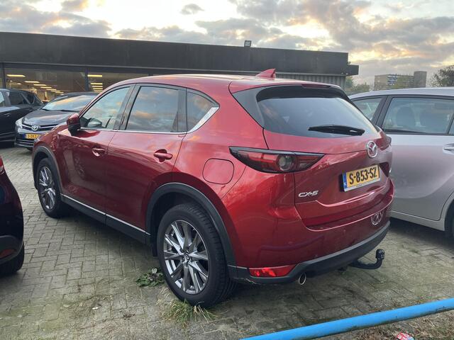 Mazda CX-5 2.5 SkyActiv-G 194 Luxury , Automaat, Leder, Trekhaak, 360 Camera, Clima, Adap.Cruise, Bose, Stoel/Stuurverwarming, Stoelventalatie, Apple Carplay, Android Auto, PDC, LKA, HUD, LMV 19 Inch