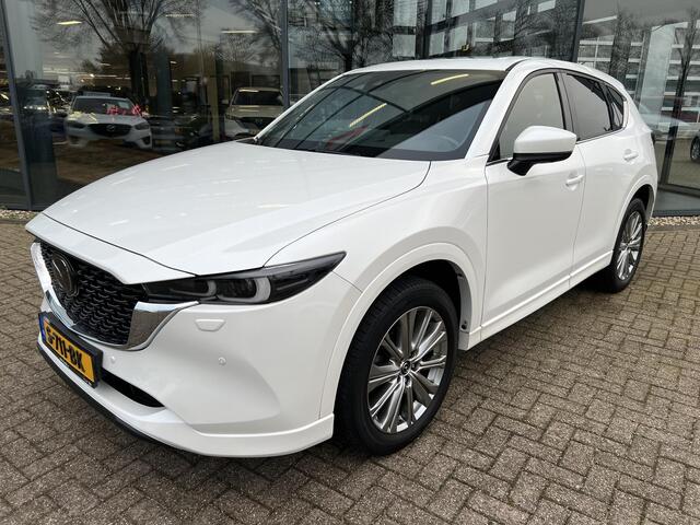 Mazda CX-5 2.5 SkyActiv-G 194 Signature AUTOMAAT | TREKHAAK | 2000kg TREKGEWICHT | 360CAMERA | EL.A.KLEP | LEDER | Bose AUDIO | DUURSTE UITVOERING | NED.AUTO | ALTIJD DEALER ONDERHOUDEN |