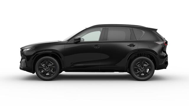 Mazda CX-5 Homura - Zwart lederen interieur | 19-inch lichtmetalen velgen, Black | Alarmsysteem | Automatisch dimmende binnenspiegel met randloos design