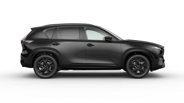 Mazda CX-5 Homura - Zwart lederen interieur | 19-inch lichtmetalen velgen, Black | Alarmsysteem | Automatisch dimmende binnenspiegel met randloos design