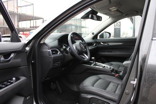 Mazda CX-5 2.0 e-SkyActiv-G M Hybrid 165 Exclusive-Line , Automaat, Trekhaak, Leder, 360 Camera, Navi, Bose, Clima, Stoel/Stuurverwarming, Stoelventilatie, All Season, Apple Carplay, Android Auto, LMV 19 Inch, PDC, LKA,