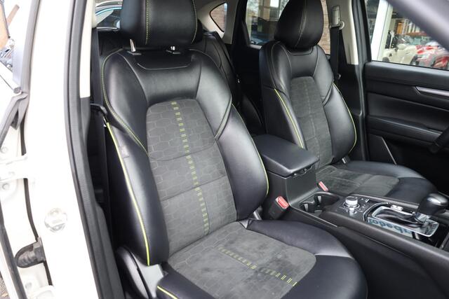 Mazda CX-5 2.0 e-SkyActiv-G M Hybrid 165 Newground HUD CARPLAY LEER/ALCANTARA 360-CAMERA STOEL/STUURVERW. ELEC.KLEP/STOEL LANE-ASSIST HILL-HOLD KEYLESS CRUISE CLIMA DAB 2XPDC 19''LMV