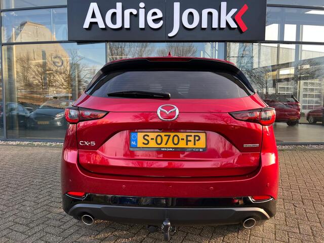 Mazda CX-5 2.0 SkyActiv-G 165 Homura Limited | AUTOMAAT | NED AUTO | 1E EIGENAAR | TREKHAAK | 360 CAMERA | APPLE & ANDROID AUTO | STUUR + STOELVERWARMING | ALL SEASON BANDEN |