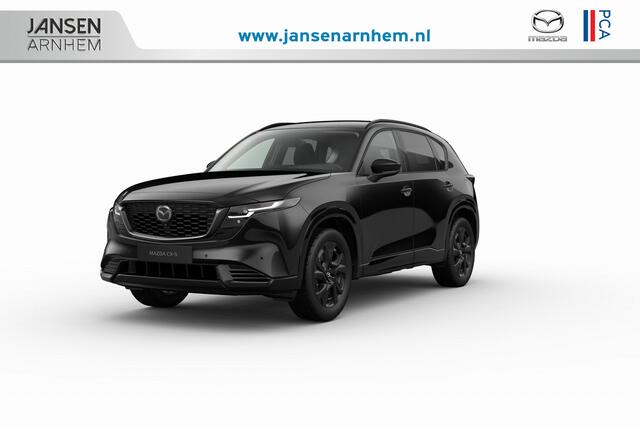 Mazda CX-5 Homura - Tan lederen interieur & Panoramic Pack | 19-inch lichtmetalen velgen, Black | Alarmsysteem | Automatisch dimmende binnenspiegel met randloos design