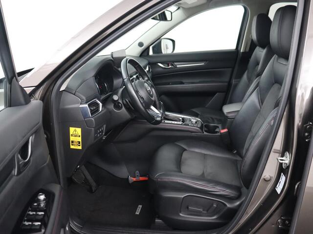Mazda CX-5 2.0 SkyActiv-G 165 Sportive | Leder/Alcantara | Trekhaak | Head-Up | Adaptive cruise | 360 Camera | Stoel & stuurverwarming | Navigatie | Full LED | Keyless | Carplay | 19'' lichtmetalen velgen