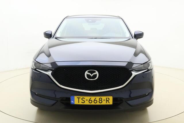 Mazda CX-5 2.0 SkyActiv-G Skylease GT 165 PK | Handgeschakeld | Trekhaak | 1800 KG Trekvermogen | Elektrisch verstelbare stoelen | Lederen bekleding | Stoelverwarming | Navigatie | Cruise Control | 1e eigenaar