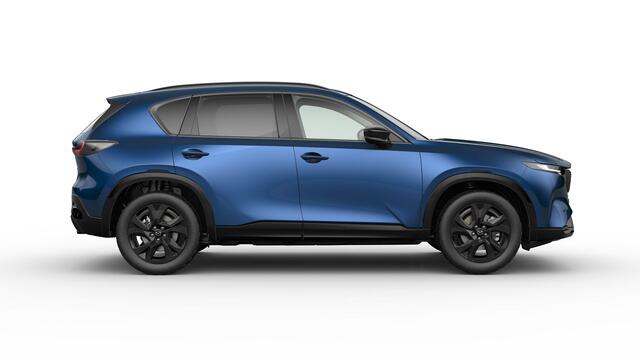 Mazda CX-5 Homura - Zwart lederen interieur | 19-inch lichtmetalen velgen, Black | Alarmsysteem | Automatisch dimmende binnenspiegel met randloos design