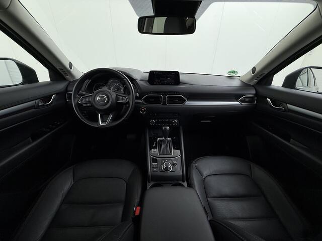Mazda CX-5 2.0I AUT.6 165pk GT M Elektr.Stoel+Leer+Geheugen+Verwarmd Trekhaak Bose®-Audio Apple Carplay Android Auto Navi Camera Stoel+Stuurverwarming Pdc SkyActiv-G Sky Lease Dodehoek detector Cruise control Led Privacy Glas Bluetooth Lmv 19" Origineel Nederlandse,