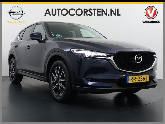 Mazda CX-5 2.0I AUT.6 165pk GT M Elektr.Stoel+Leer+Geheugen+Verwarmd Trekhaak Bose®-Audio Apple Carplay Android Auto Navi Camera Stoel+Stuurverwarming Pdc SkyActiv-G Sky Lease Dodehoek detector Cruise control Led Privacy Glas Bluetooth Lmv 19" Origineel Nederlandse,