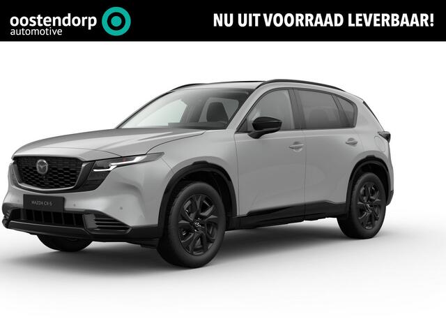 Mazda CX-5 2.5 E-SKYACTIV G 141 M HYBRID Homura | Voorraad auto leverbaart maart 2026 | Panorama dak | Zwart interieur |