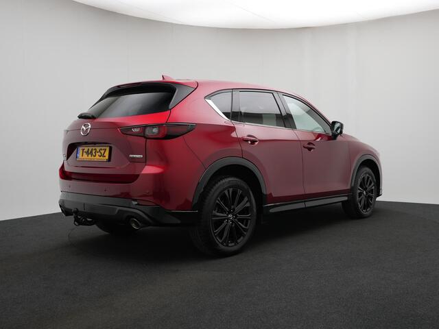 Mazda CX-5 2.0 e-SkyActiv-G Homura automaat met Black Comfort Pack, wegklapbare trekhaak en all-weather banden : dealer onderhouden