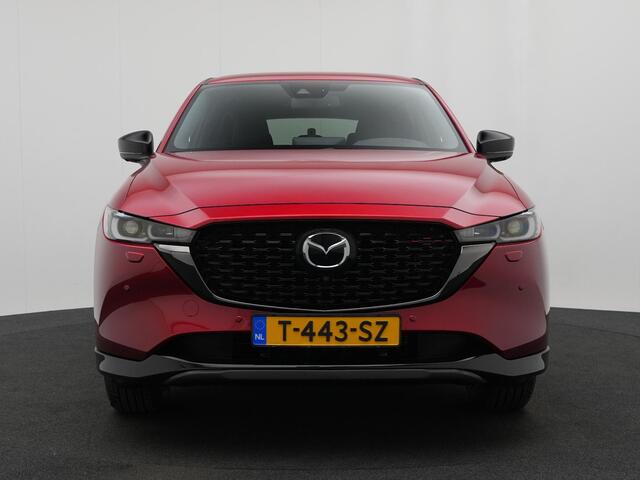 Mazda CX-5 2.0 e-SkyActiv-G Homura automaat met Black Comfort Pack, wegklapbare trekhaak en all-weather banden : dealer onderhouden
