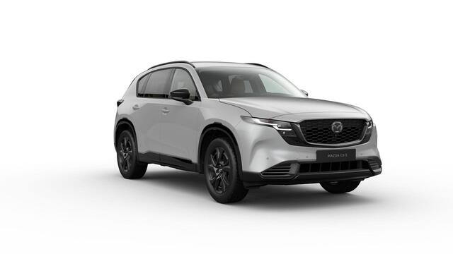 Mazda CX-5 Homura - Tan lederen interieur | 19-inch lichtmetalen velgen, Black | Alarmsysteem | Automatisch dimmende binnenspiegel met randloos design