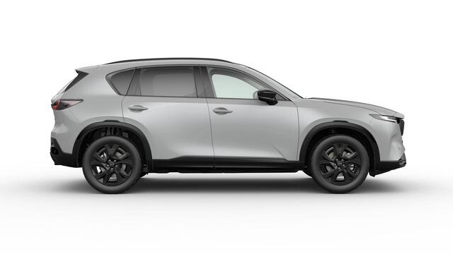 Mazda CX-5 Homura - Tan lederen interieur | 19-inch lichtmetalen velgen, Black | Alarmsysteem | Automatisch dimmende binnenspiegel met randloos design