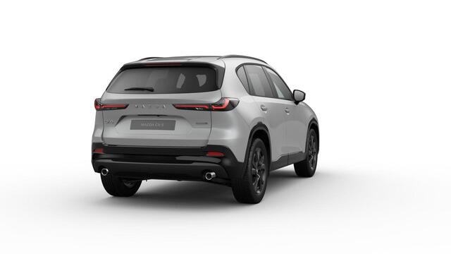 Mazda CX-5 Homura - Tan lederen interieur | 19-inch lichtmetalen velgen, Black | Alarmsysteem | Automatisch dimmende binnenspiegel met randloos design